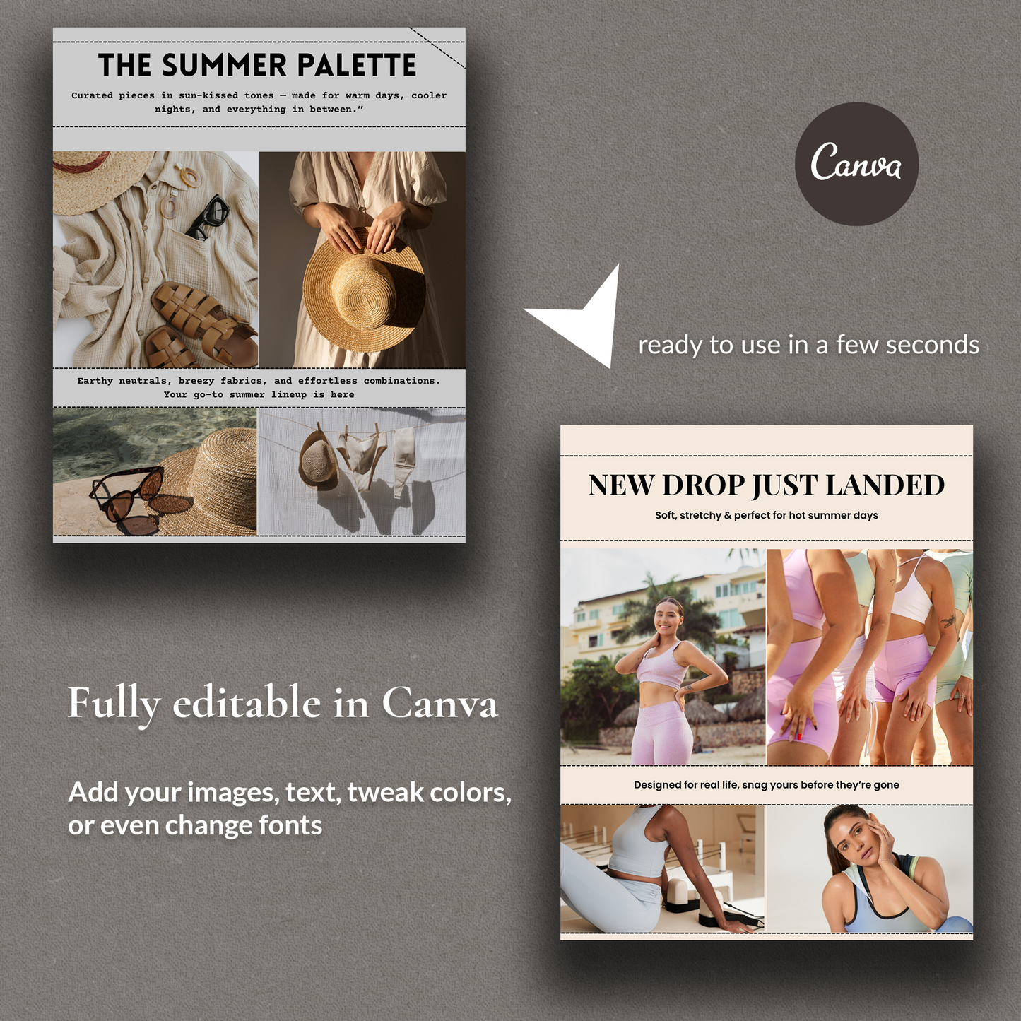 Clothing Boutique Canva Templates