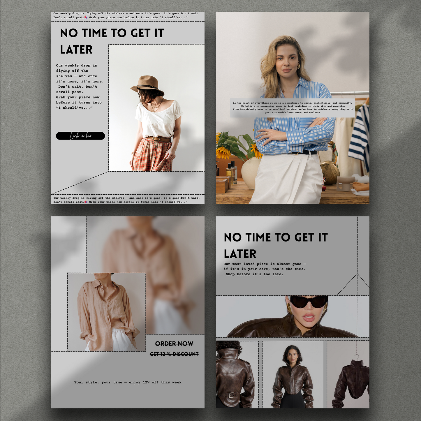 Clothing Boutique Canva Templates