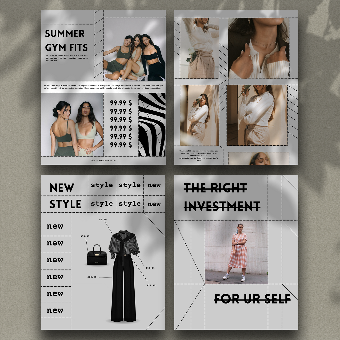 Clothing Boutique Canva Templates