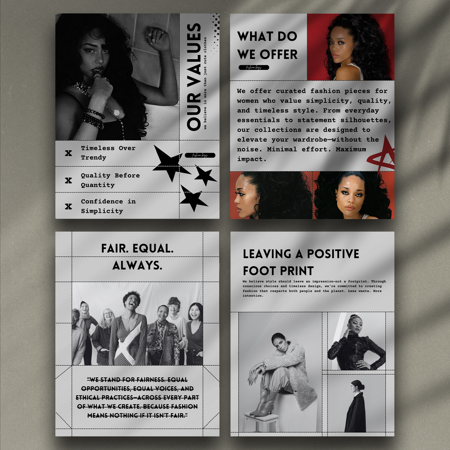 Clothing Boutique Canva Templates