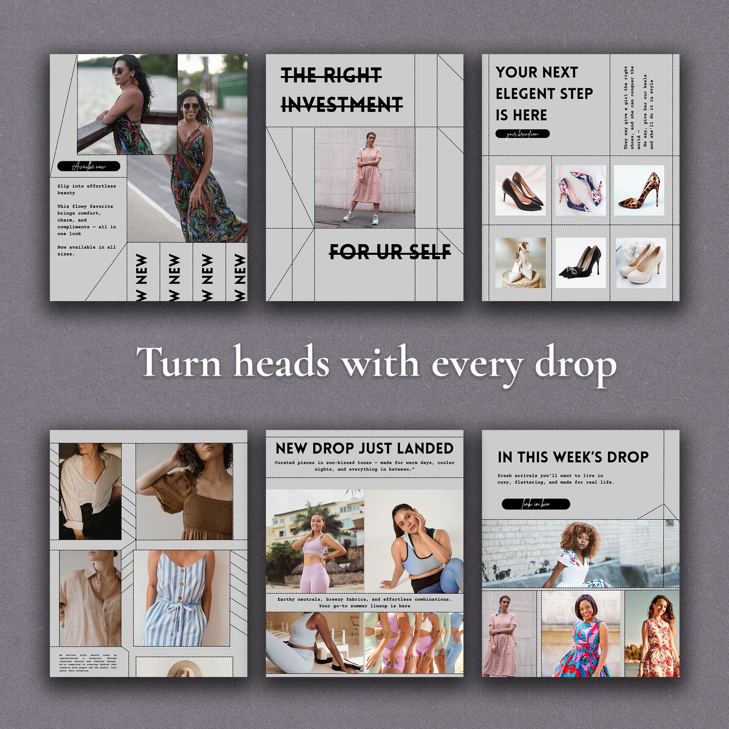 Clothing Boutique Canva Templates