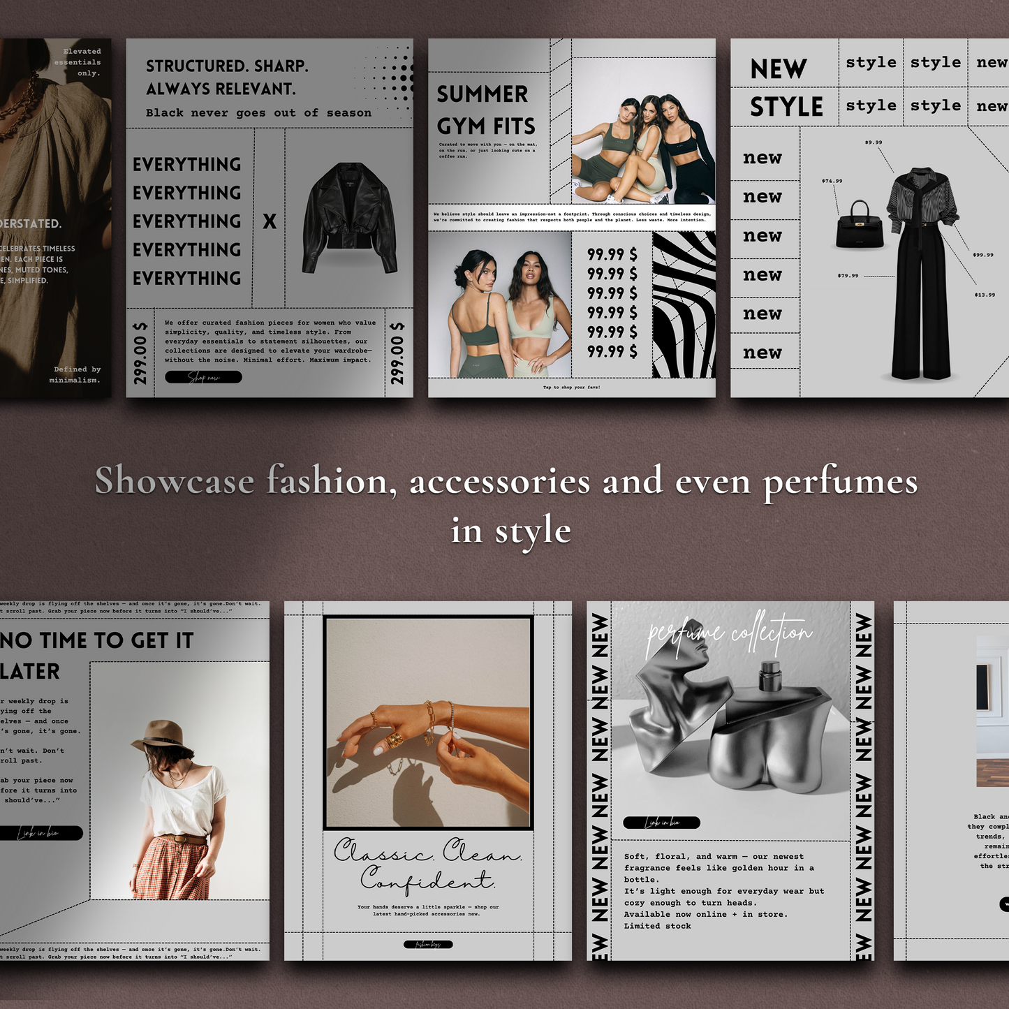 Clothing Boutique Canva Templates